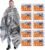 ANLOKE Emergency Blankets Mylar Thermal Blanket,(10 Pack) of Gigantic Space Blanket 84 * 64 in. Survival Blankets Heavy Duty Camping Gear,First Aid